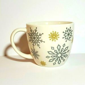 Starbucks Holiday Snowflake Coffee Mug 2009